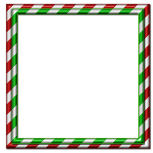 Christmas Digital Frame 800 x 800 PNG Format Created by Designs by Forte