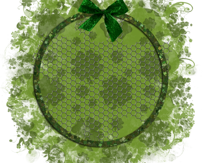 Saint Patricks Day Cluster Frame 800 x 800