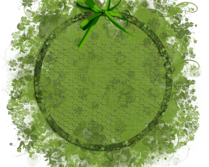 Saint Patricks Day Cluster Frame 800 x 800