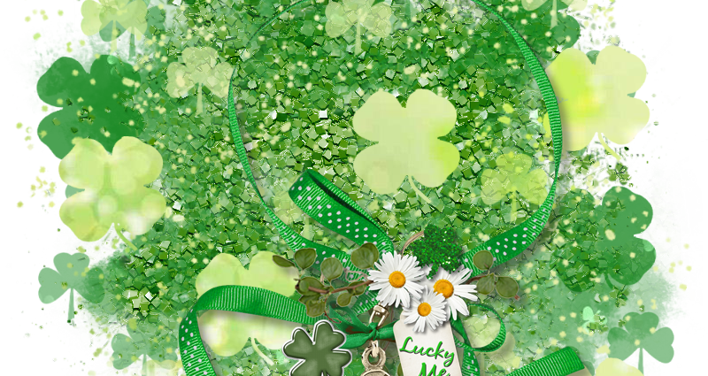 Saint Patricks Day Cluster Frame 800 x 800