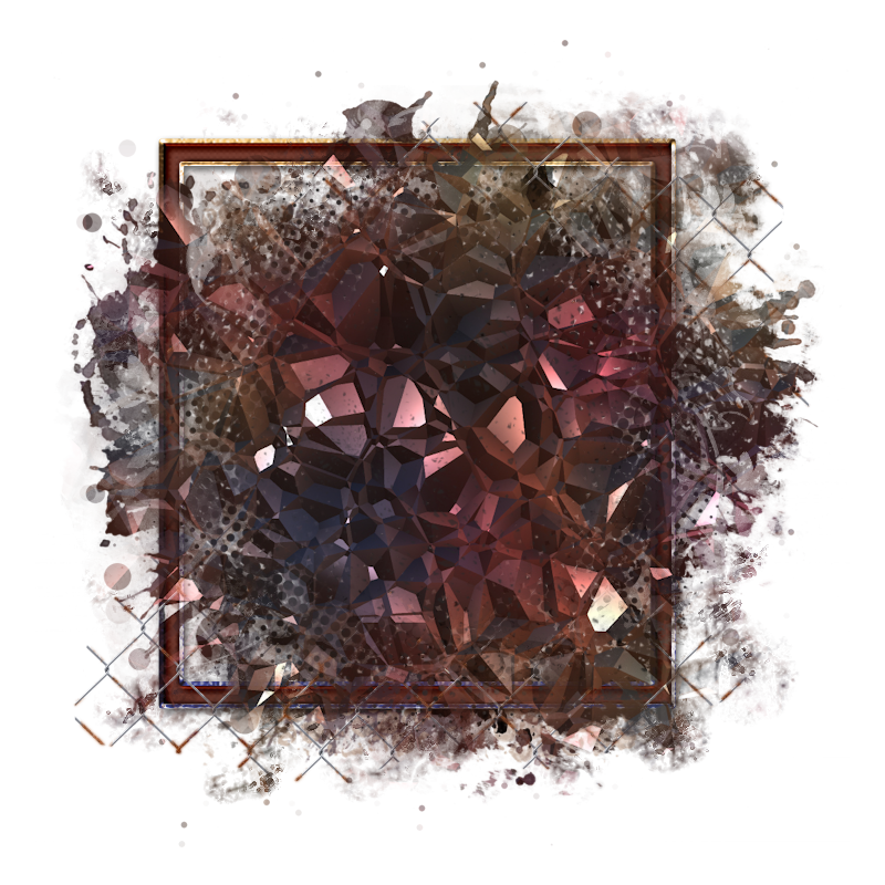 Square Cluster Frame Freebie Graphics - Digital Cluster Frame - Designs by Forte