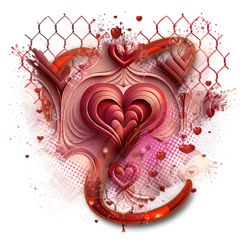 Valentine Cluster Frame 800 x 800 Created by Designs by Forte