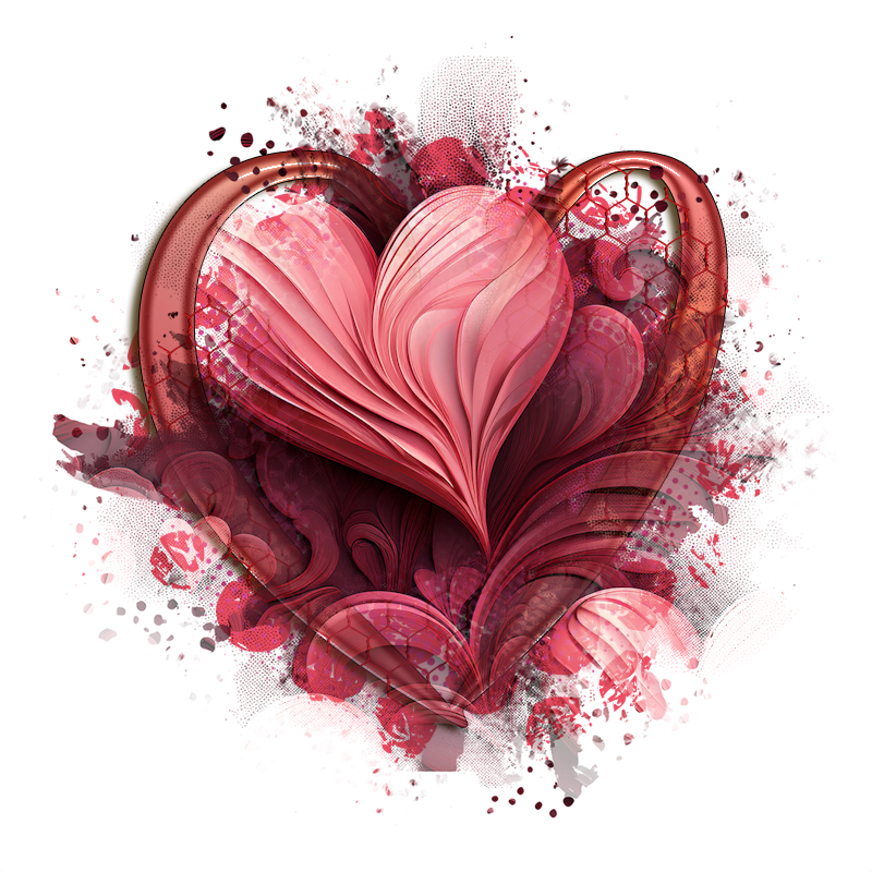 Valentine Cluster Frame 800 x 800 Created by Designs by Forte