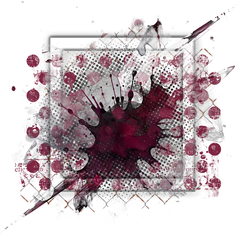 Cluster Frame 800 x 800 Created by Designs by Forte