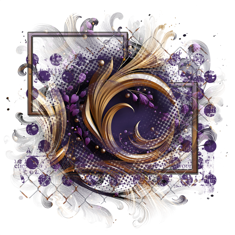 Cluster Frame 800 x 800 Created by Designs by Forte